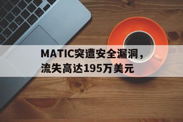 官方登录入口关于MATIC突遭安全漏洞，流失高达195万美元的信息